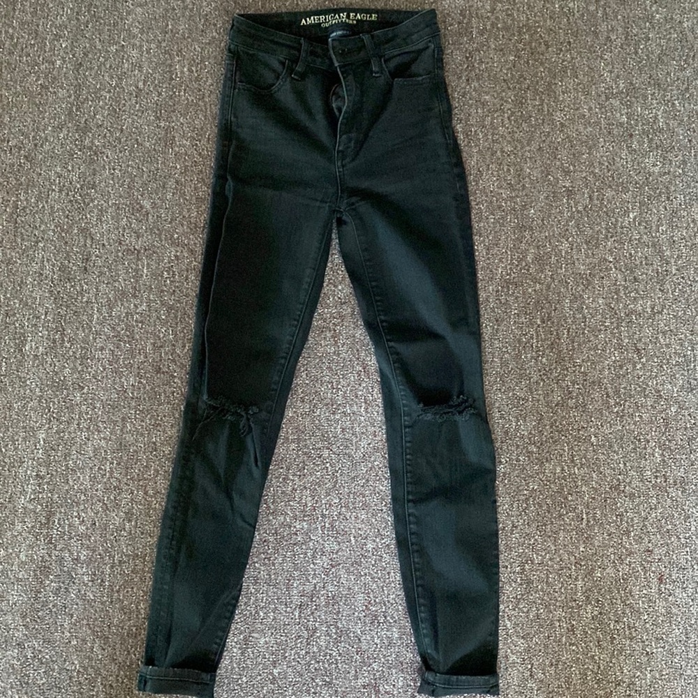 American Eagle Black Skinny Jeans